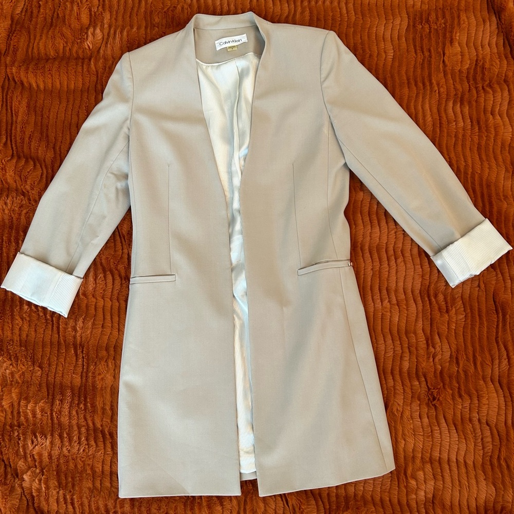 Calvin Klein long blazer